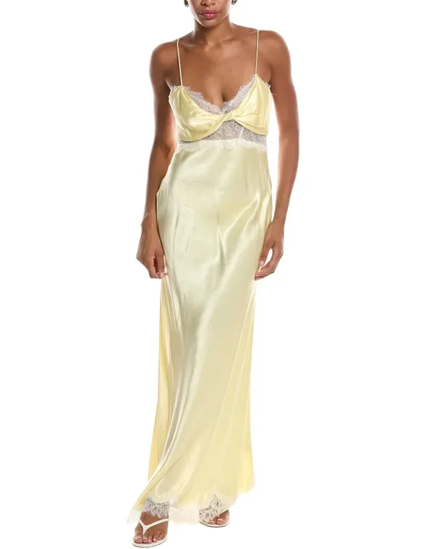 Lace Detail Maxi Dress