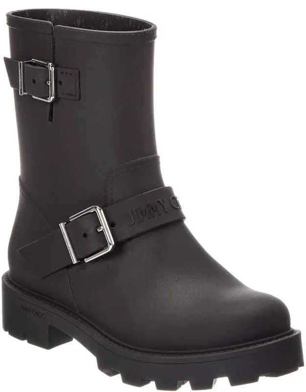 Biker Rubber Rain Boot