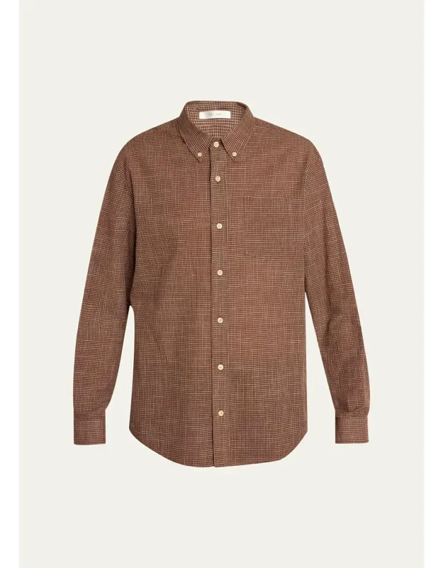 Pompeo Cotton Check Sport Shirt