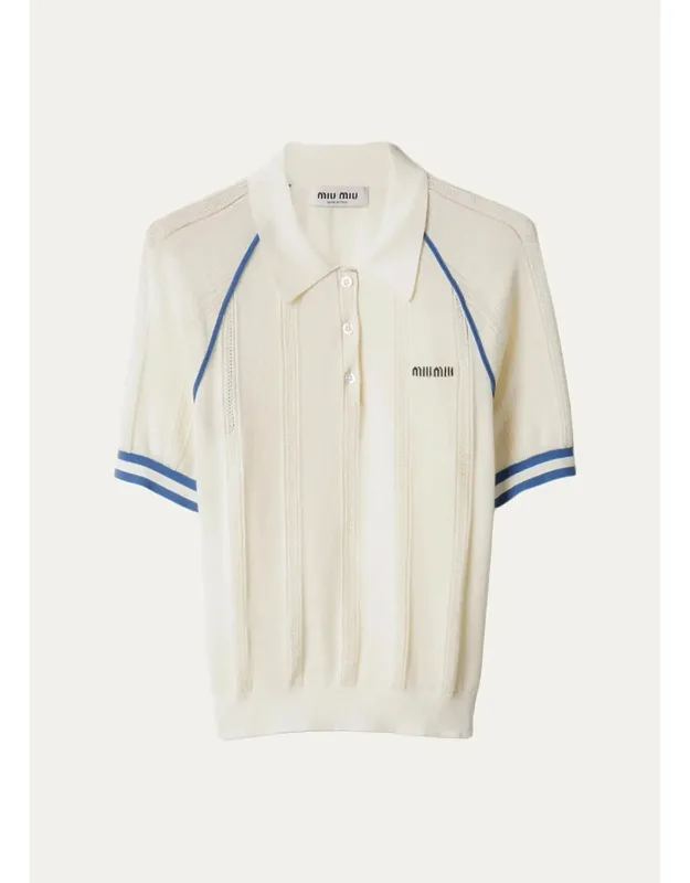 Contrast-striped Polo Shirt