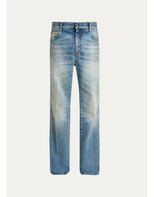 Faded Denim Jeans