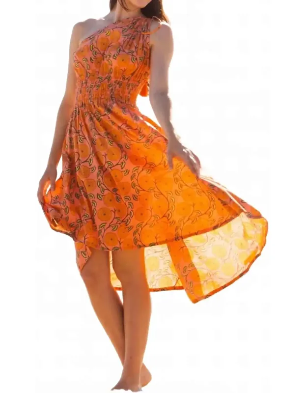 One Shoulder Goddess Dress