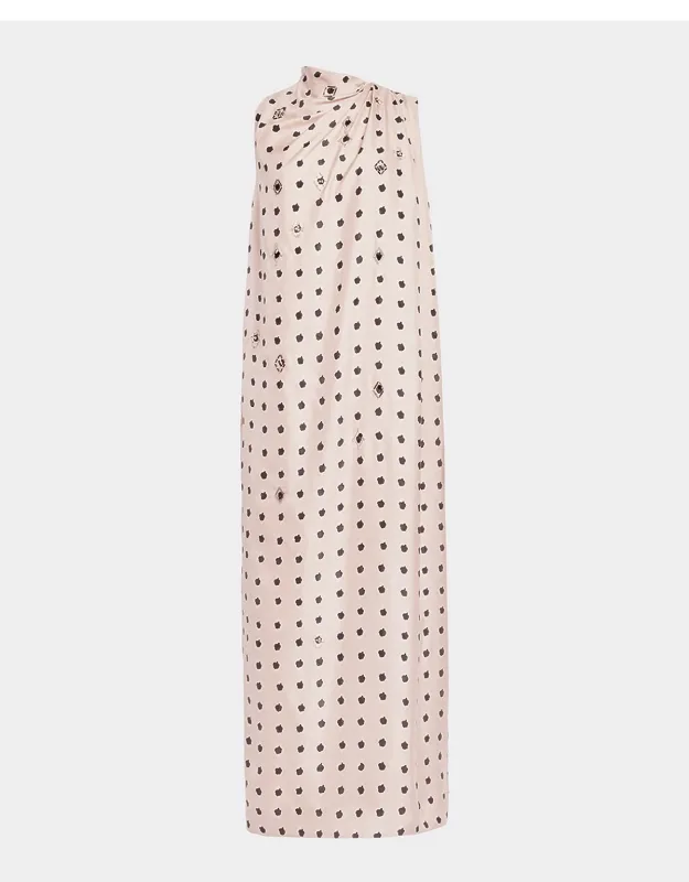 Embellished Silk Dress