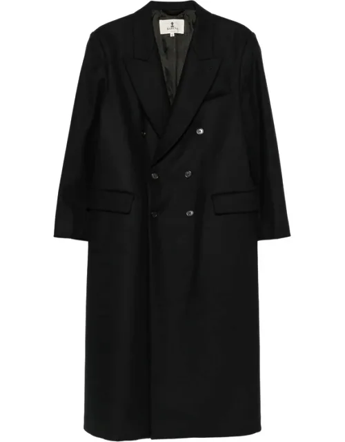 Double-breasted Peak-lapel Coat