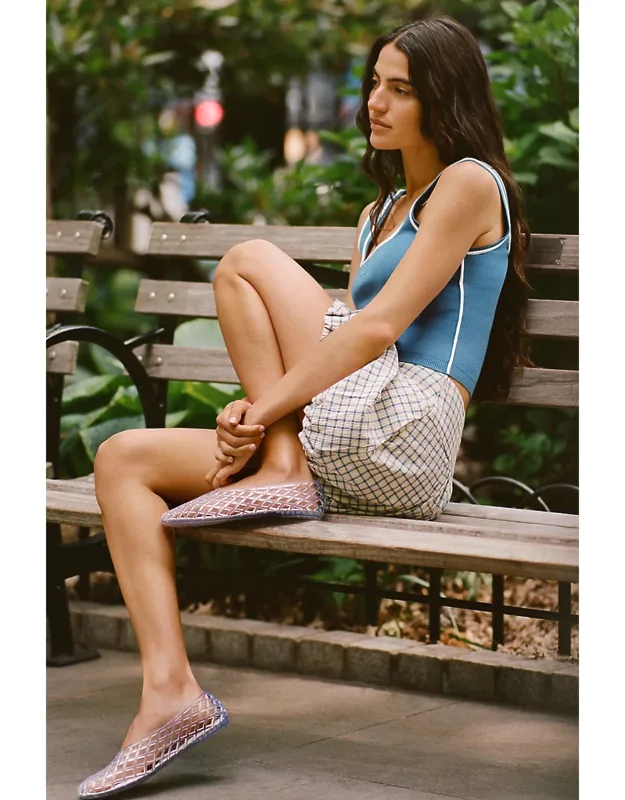 Bubble-hem Mini Skirt