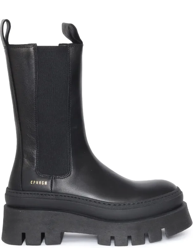 Chunky Lug-sole Ankle Boots