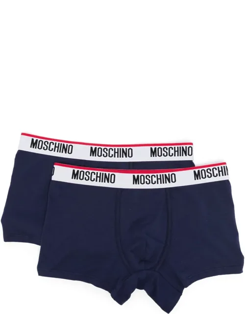 Logo-waistband Boxers (pack Of Two)