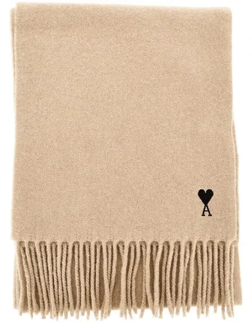Ami De Coeur Embroidery Wool Scarf