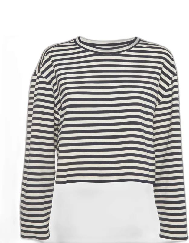 Striped Jersey Long Sleeved Breton T-shirt