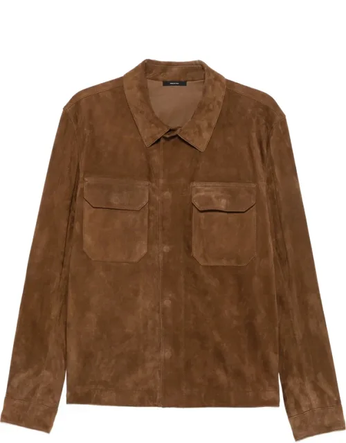 Suede Shirt Jacket