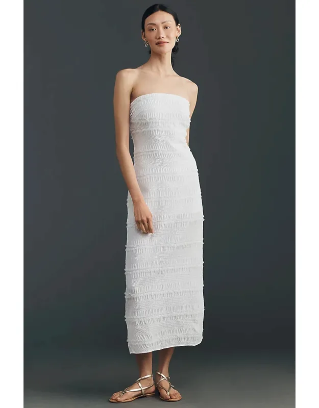 Strapless Textured Dress