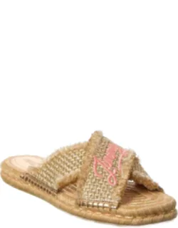 Woven Lurex Sandals