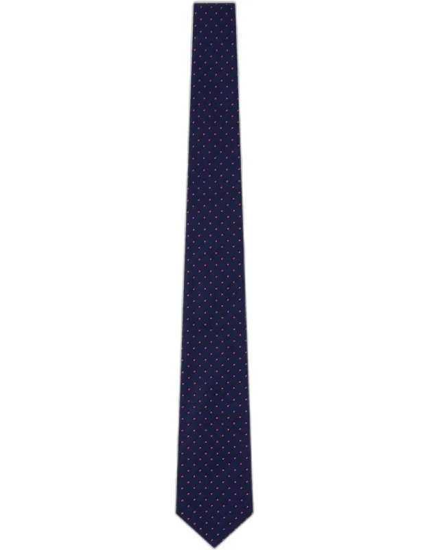 Micro-diamond Grid Silk Tie