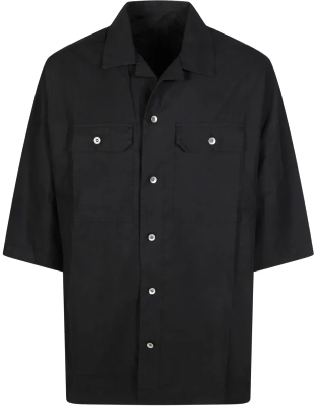Boxy Chest Pocket Short-sleeve Shirt