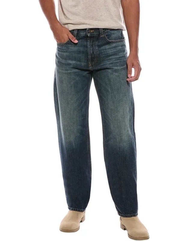 Medium Wash Straight Jeans