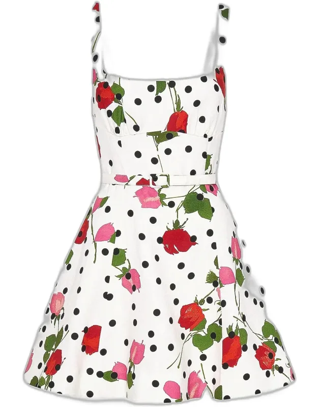 Sleeveless Panelled Mini Dress