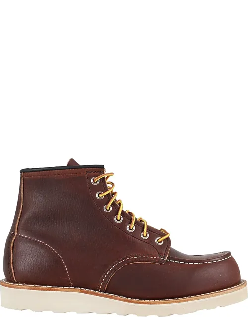 Classic Moc Leather Ankle Boots