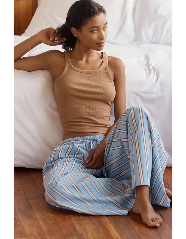 Wide Leg Boxer Pants