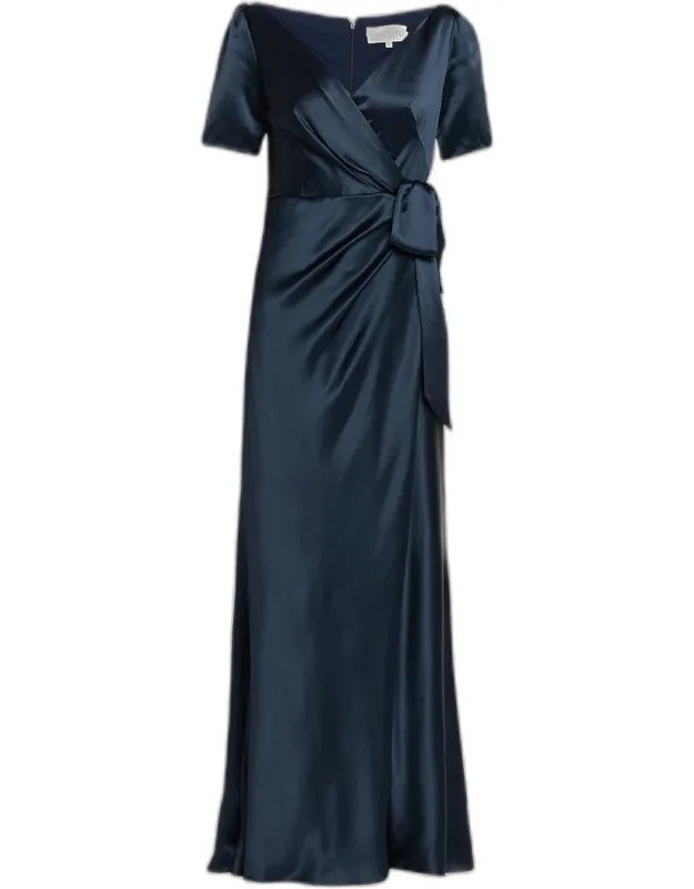 Silk Wrap Dress