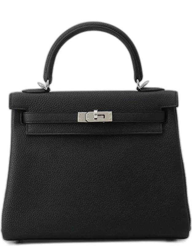 Kelly Retourne 25 Togo Calfskin Leather Top Handle Bag