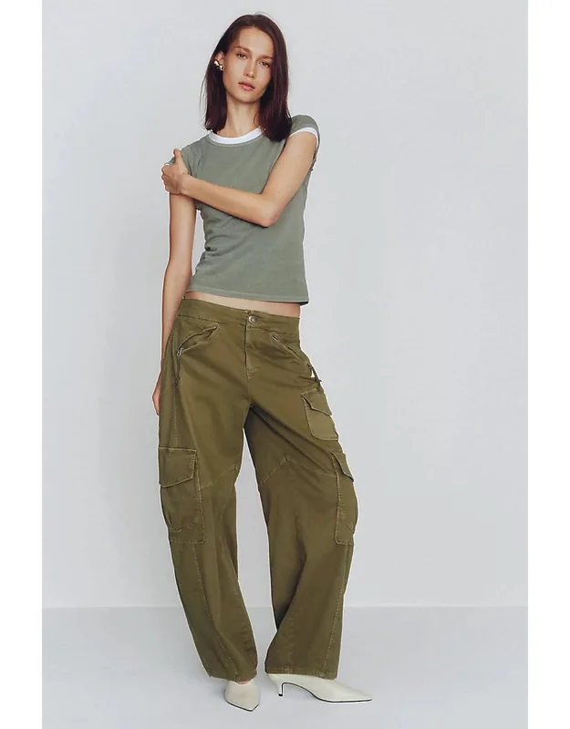Wide-leg Cargo Pants