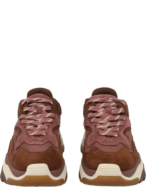 Chunky Suede Mesh Sneakers
