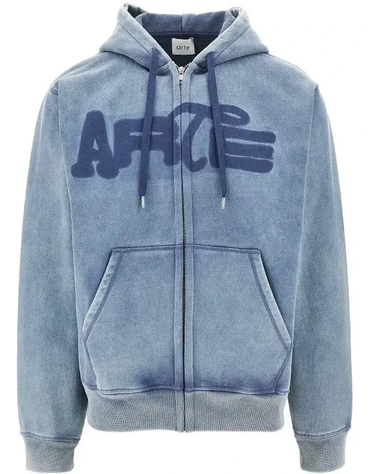 Stencil Sunfade Full-zip Hoodie