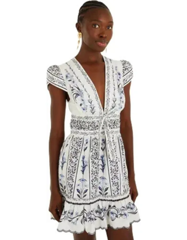 Arch Ruffled Mini Dress