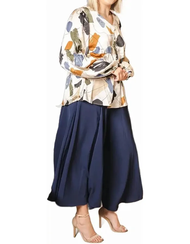 Wide Leg Woven Pants