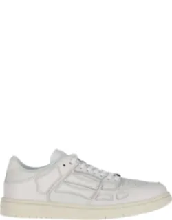 Contrasting Leather Low-top Sneakers