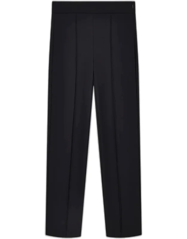 Cropped Slim-fit Jersey Pants