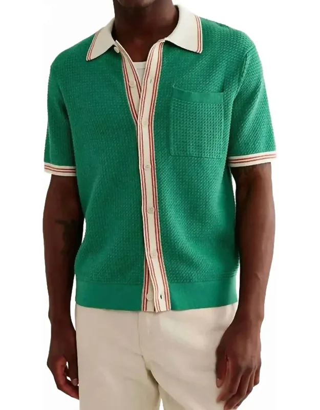 Knitted Polo Shirt