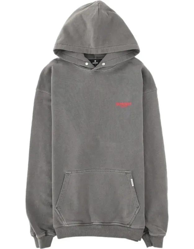 Relaxed Fit Washed Cotton Hoodie