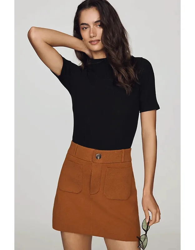 Knit Mini Skirt