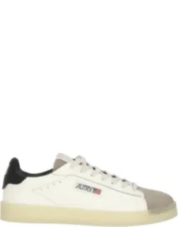 Suede Toe Cap Leather Low-top Sneakers