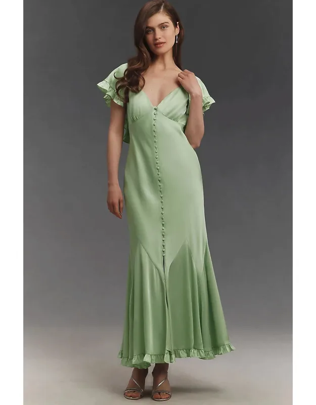 Satin Maxi Dress