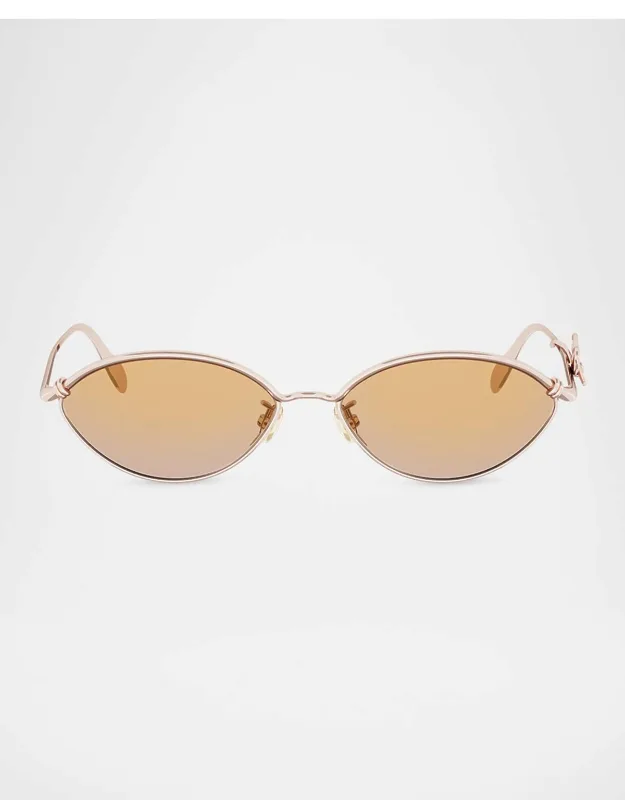 Bow R1u Metal Oval Sunglasses