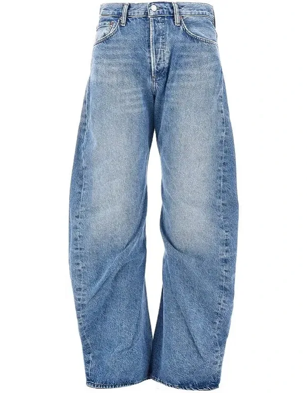Cotton Denim 'spiral' Jeans