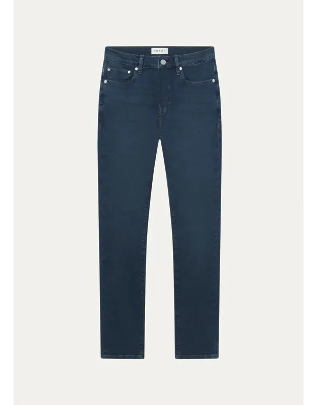L'homme Slim Jeans In Stretch Twill With Tapered Ankle Fit