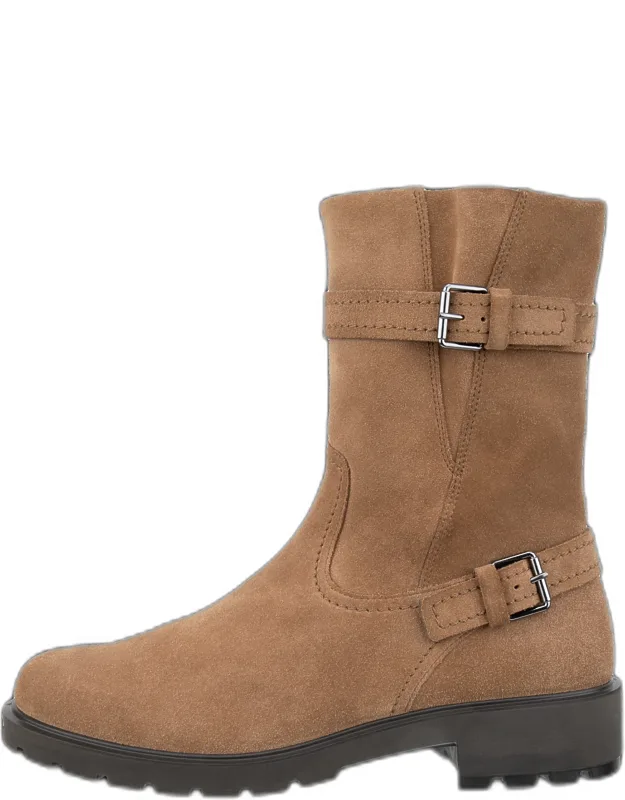 Metropole Vienna Suede Biker Boot