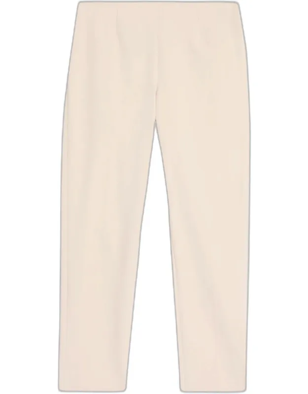 Cropped Stretch Cotton Pants