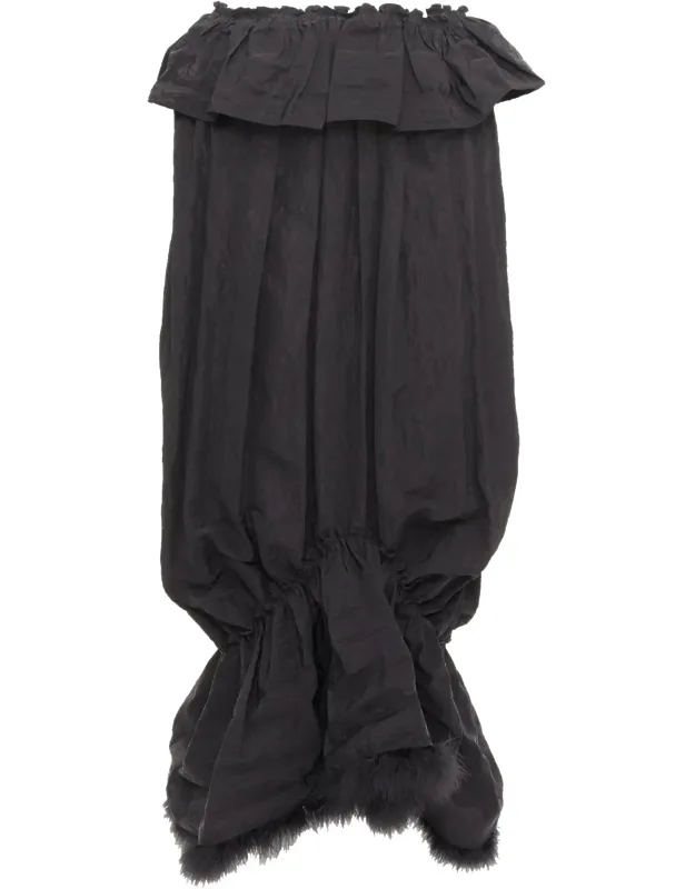 Cloque Taffeta Skirt