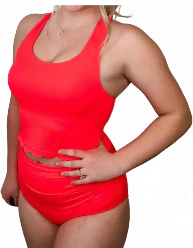 Gettin' Closer High-rise Swim Bottoms