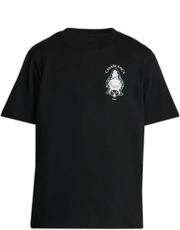 Classic Logo Graphic Cotton Crewneck T-shirt