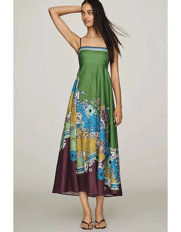 Linen Midi Dress
