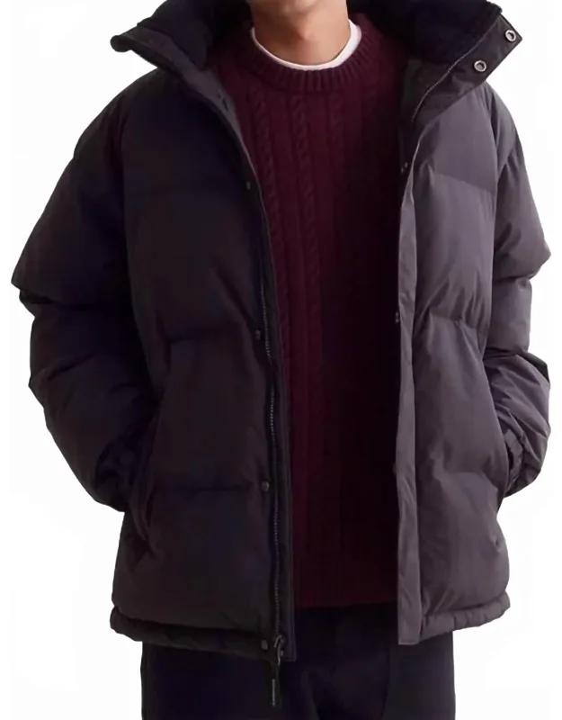 Enomoto Stand Collar Puffer Jacket