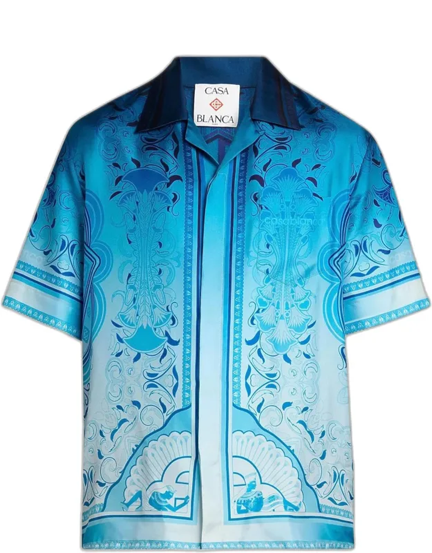 Egyptian Rug Silk Camp Shirt