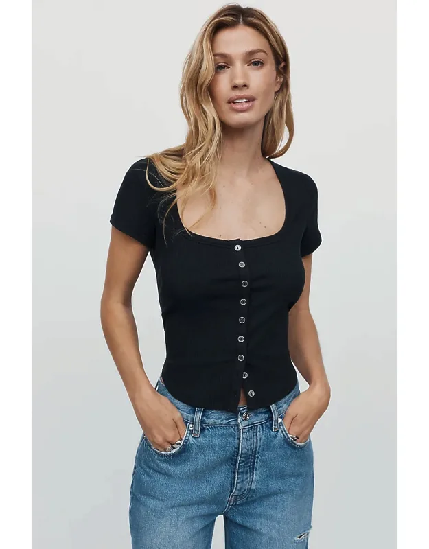 Square-neck Cardigan