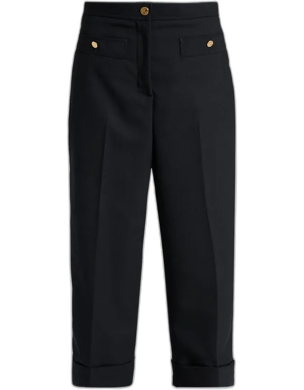 Cardigan-style Pocket Trousers