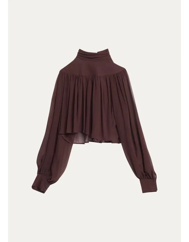 Gathered Jersey Top